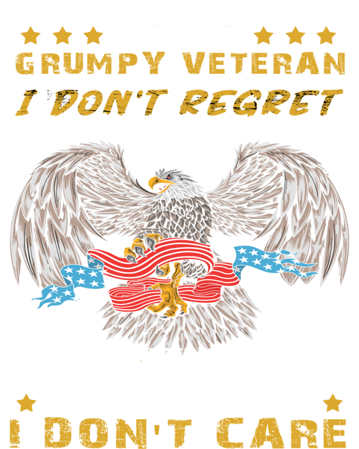 Vintage I Am A Grumpy Veteran I Served I Sacrificed Gift Hoodie