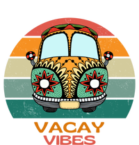 Vacay Vibes Retro Design Summer Family Vacation Holiday Gift Bumper Sticker