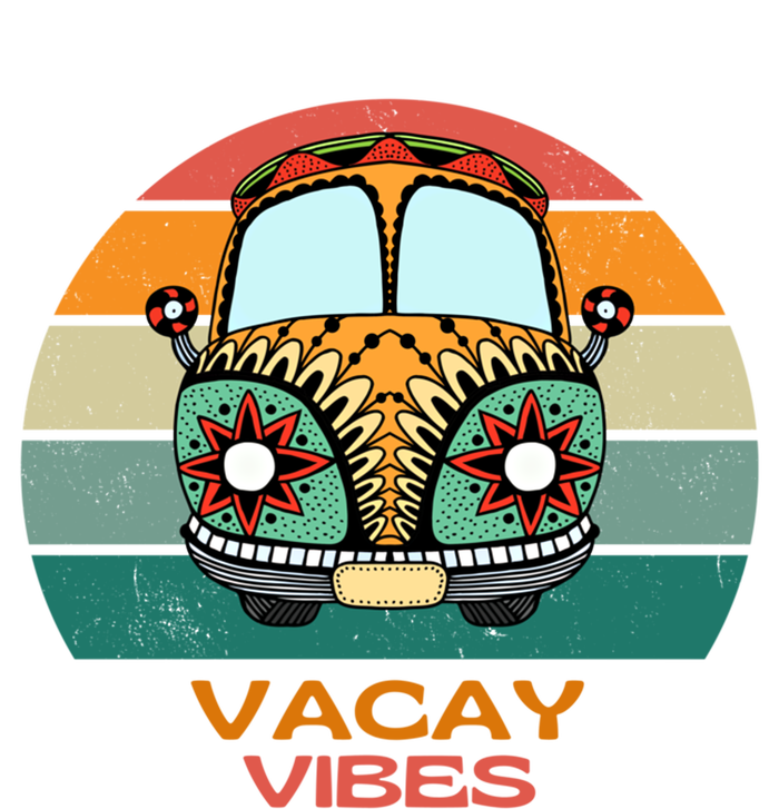 Vacay Vibes Retro Design Summer Family Vacation Holiday Gift Bumper Sticker