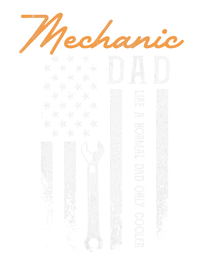 Mechanic Dad Like A Normal Dad Only Cooler USA Flag Mousepad