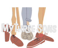 My Three Sons Shoes Retro Lover Gift Women's Crop Top Tee