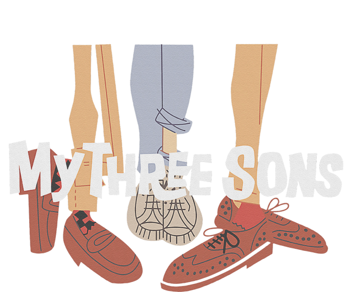 My Three Sons Shoes Retro Lover Gift Women's Crop Top Tee