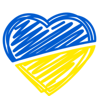 Ukraine Flag Ukrainian Heart I Stand With Ukraine Heart Gift Zip Tote Bag