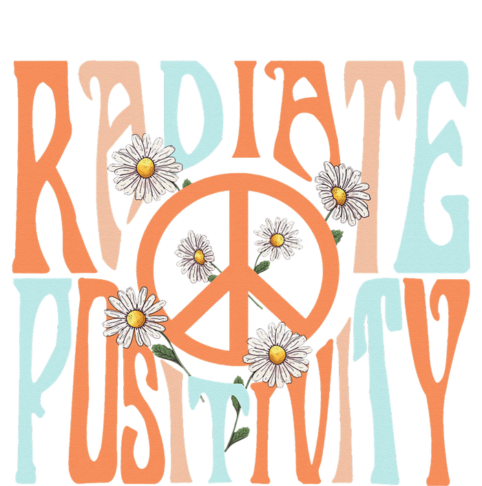 Radiate Positivity Motivational Boho Style Bumper Sticker