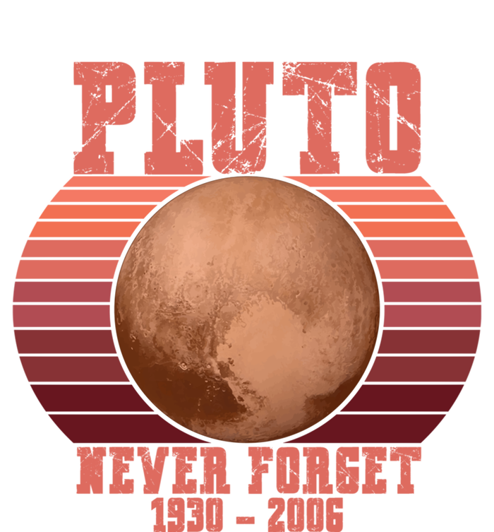 Vintage Never Forget Pluto Retro Space Science Gift T-Shirt