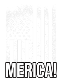 Merica 4th Of July American Flag Patrioticic Meaningful Gift T-Shirt