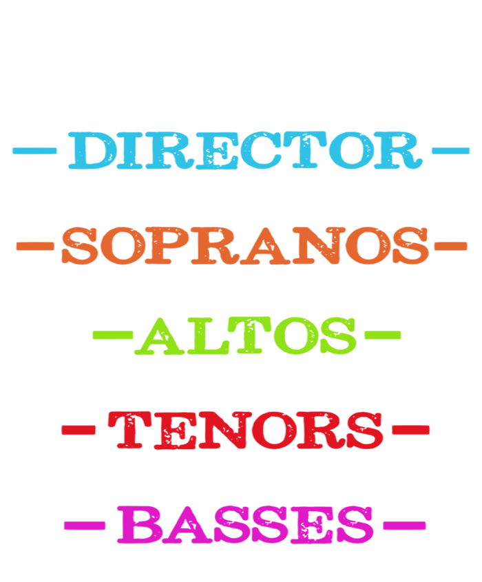 Funny Choir Director Soprano Alto Tenor Bass Show Choir Joke Pajama Set