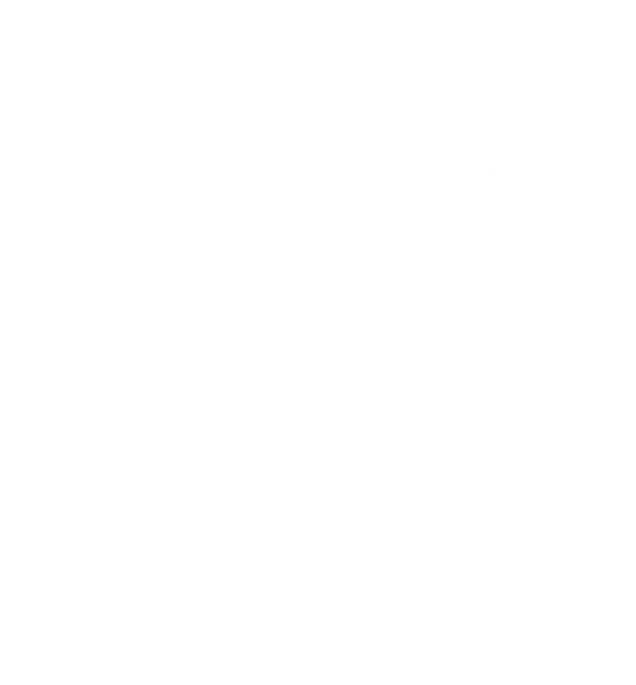 Be Kind Rewind Retro Nostalgia Sticker 80s 90s Tee Cute Gift Striped Beanie with Solid Band