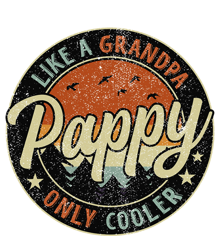 Pappy Like A Grandpa Only Cooler Vintage Retro Father's Day T-Shirt