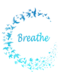 Breathe Gym Yoga Gift Just Breathe Inhale Exhale T-Shirt