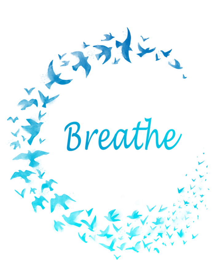 Breathe Gym Yoga Gift Just Breathe Inhale Exhale T-Shirt