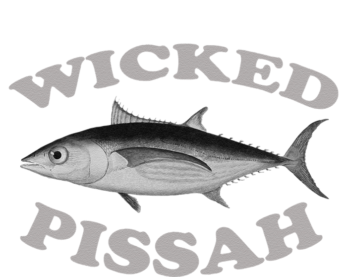 Wicked Pissah Albacore Tuna Fishing Fish Illustration Gear Cooling Performance Long Sleeve Crew