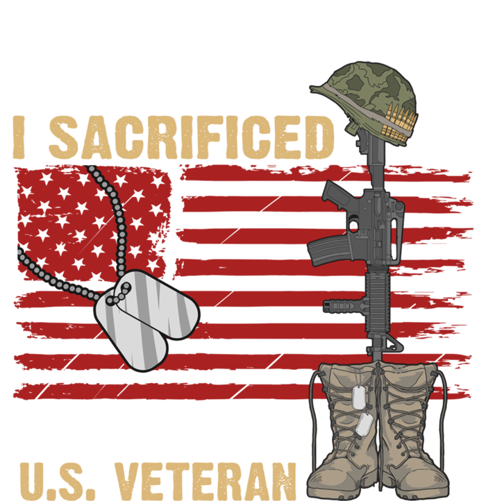 I Served I Sacrificed Gift Stripe Pom Pom Beanie