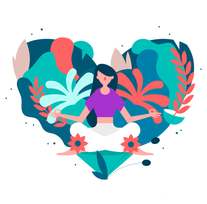 Conscious Mama Yoga Mom Cute Gift Women's Racerback Tank