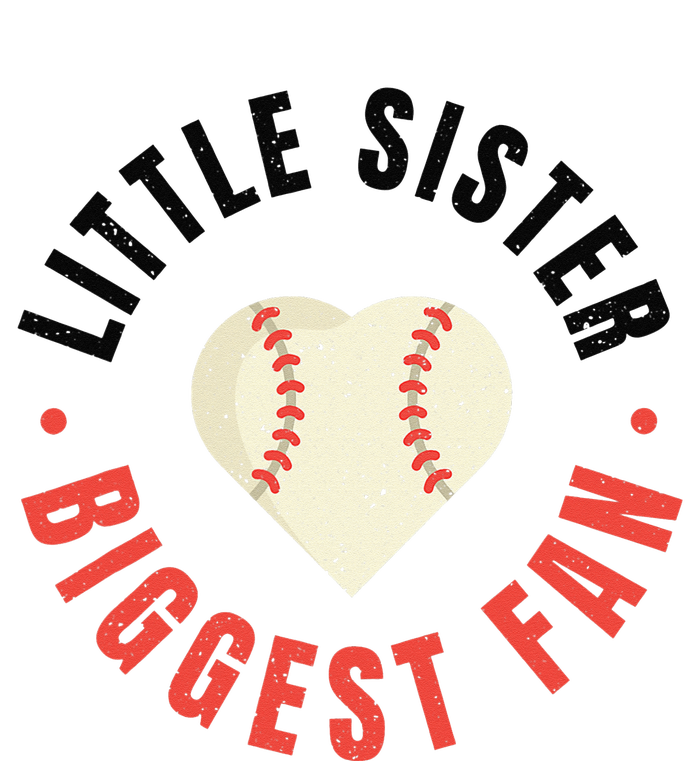 Baseball Sister 's Little Sister Biggest Fan Tee Ball Pajama Set