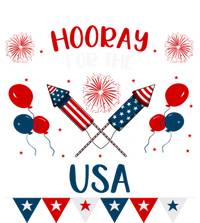 Hooray For The Usa 4th July Patriotic Usa Independence Day Cool Gift T-Shirt