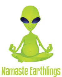 Alien Yoga Meditation Namaste Gift T-Shirt