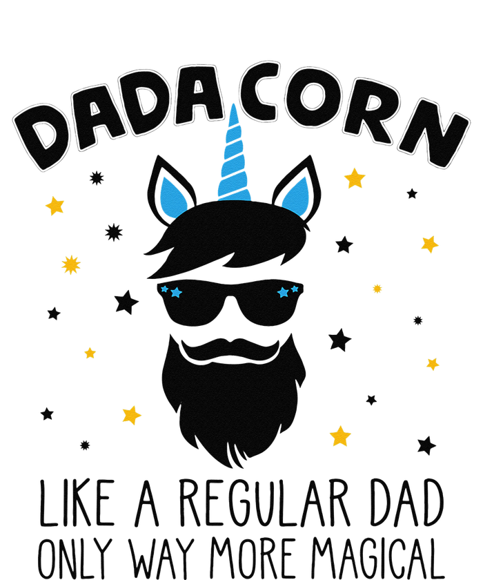 Dadacorn Gift Father's Day Daddy Beard Graphic Dad Unicorn Baby Bodysuit