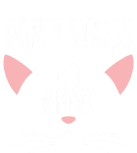 Cat Design Gift Funny Pun Don't Stress Meowt! Gift Women's V-Neck T-Shirt