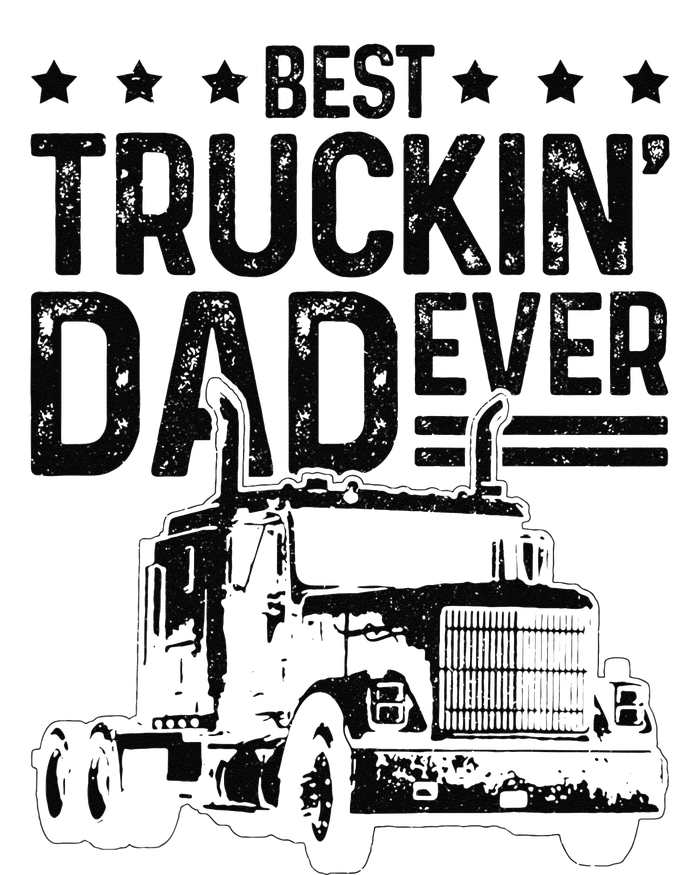 Best Truckin' Dad Ever Truck Driver Father's Day Gift Toddler Long Sleeve Shirt