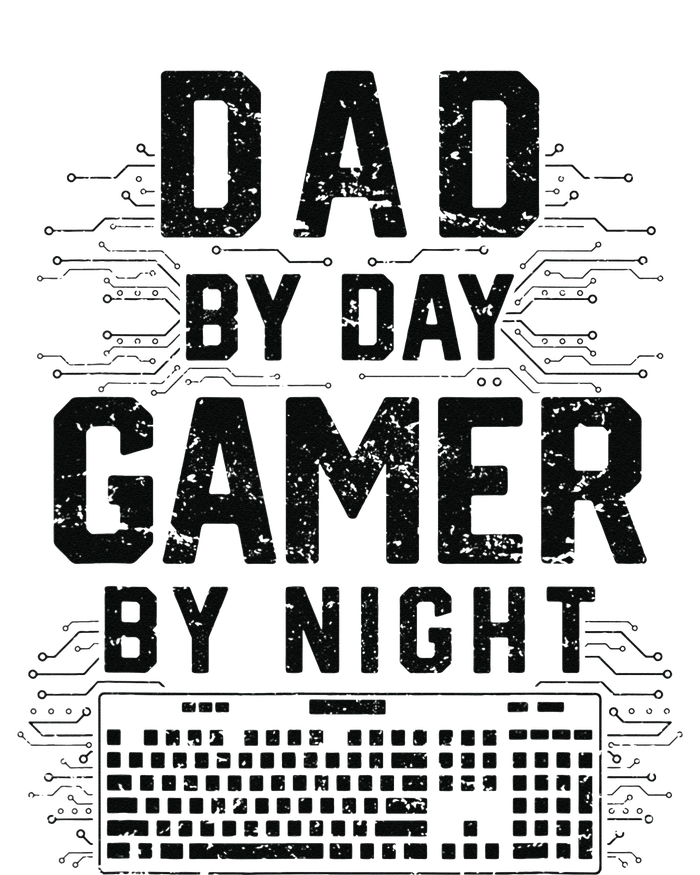 Dad By Day Gamer By Night Funny Father's Day Gaming gift T-Shirt