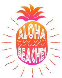 Aloha Beaches Hawaii Beach Summer Vacation Funny Gift Tie Dye Hoodie