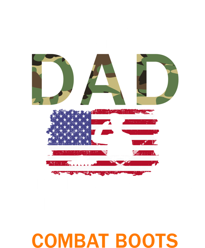 My Daughter Wears Combat Bootsgiftproud National Guard Dad Army Gift Kids Long Sleeve Shirt