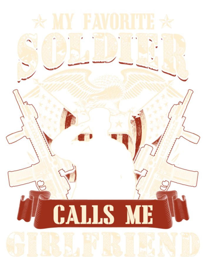 My Favorite Soldier Calls Me Friend Proud Army Family Gift Women's T-Shirt