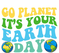 Earth Day Retro Groovy Go Planet It's Your Earth Day Gift Women's T-Shirt