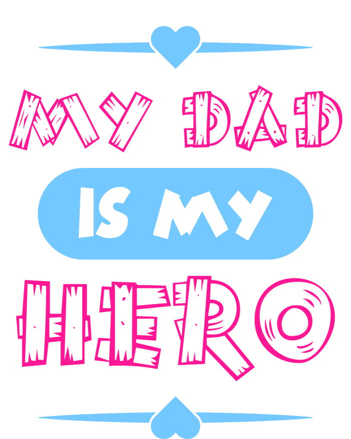 My Dad Is My Hero | Father's Day Quote Women’s Perfect Tri Rocker Tank