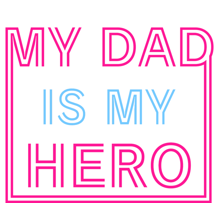 My Dad Is My Hero | Father's Day PosiCharge RacerMesh Polo