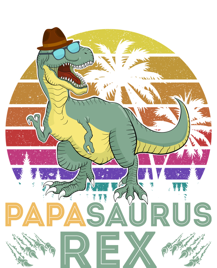 Papasaurus Rex Funny Dad T Tall Long Sleeve T-Shirt