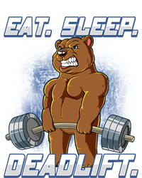 Eat Sleep Deadlift Gym Bodybuilding Funny Gift Coaster