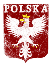 Polish Eagle Polish Crest Vintage Polska Eagle Poland Great Gift T-Shirt