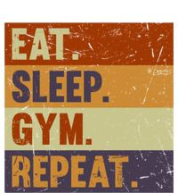 Eat Sleep Gym Repeat Meaningful Gift Funny Vintage Bodybuilder Workout Gift Poster