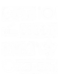 Eat Sleep Gym Repeat Funny Sports Bodybuilding Clothing: Gift Ladies Essential Tank