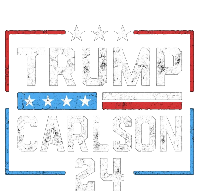 Trump Carlson 2024 President Election Pro America US Flag Tall Hoodie