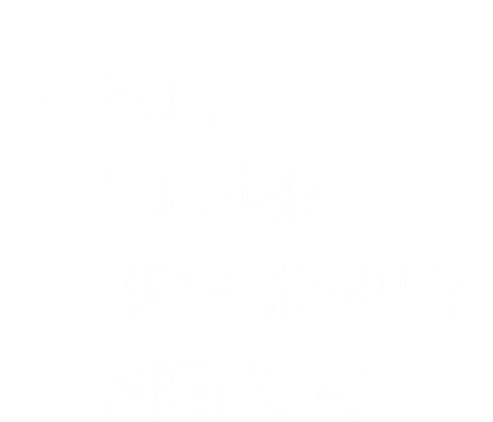 Eat Sleep Workout Repeat Funny Workout Gym Fitness Funny Gift Kids Long Sleeve Shirt