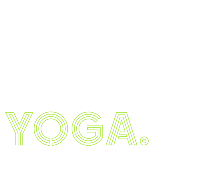 Eat Sleep Yoga Repeat Funny Saying Great Gift Long Sleeve Shirt