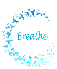 Breathe Gym Yoga Great Gift Just Breathe Inhale Exhale T-Shirt