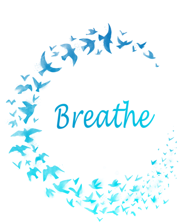 Breathe Gym Yoga Great Gift Just Breathe Inhale Exhale T-Shirt