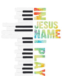 In Jesus Name I Play Piano Christian Music Vintage Gift T-Shirt