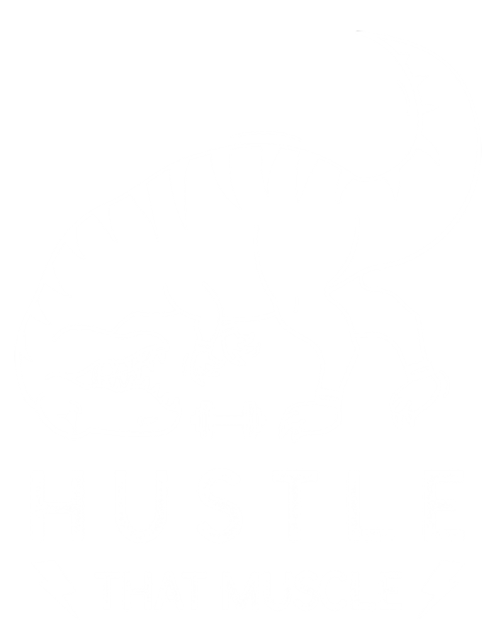 Fitness Hustle That Muscle Dinosaur Funny Gym Design Meaningful Gift T-Shirt