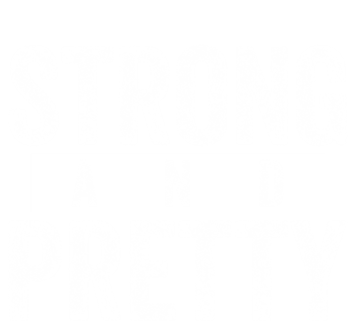 Strong And Pretty Funny Gift Cool Gift Strong And Pretty Gift Canvas