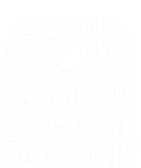 Proud Step Dad Of A Freaking Awesome Daughter Bonus Dad Gift Valucap Bio-Washed Visor