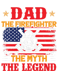 Dad The Firefighter The Myth The Legend Womens Cotton Relaxed Long Sleeve T-Shirt