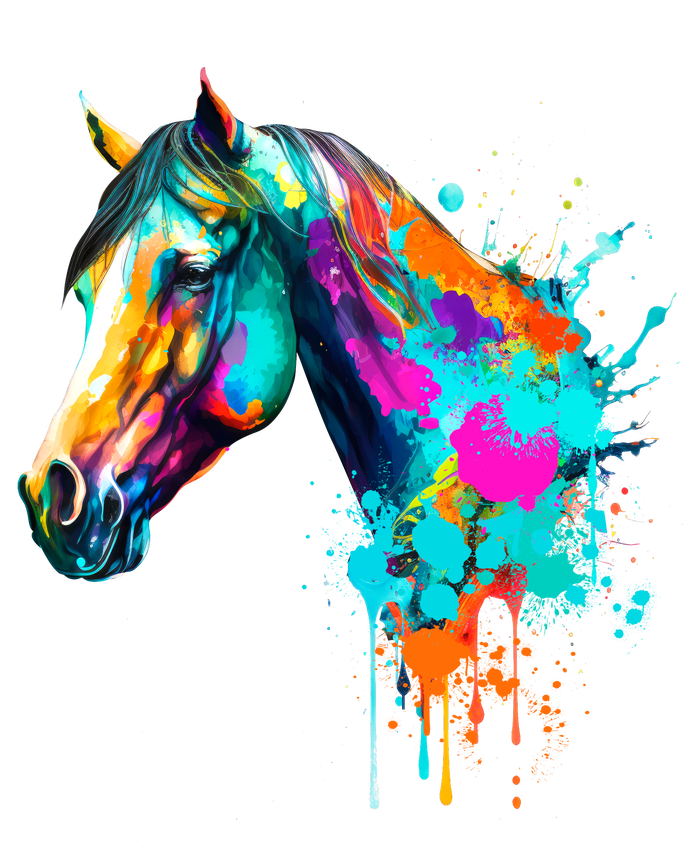 Watercolor Horse Head T-Shirt