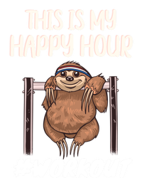 This Is My Happy Hour Workout Gym Sloth Lover Gift Premium T-Shirt