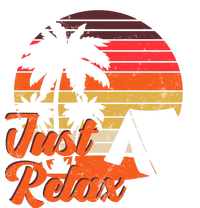 Just Relax Retro Sunset Vacation Tall Long Sleeve T-Shirt