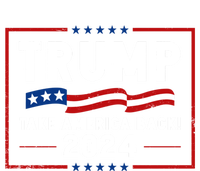 Trump Take America Back 2024 American Flag Politics USA-Made Snowflake Beanie